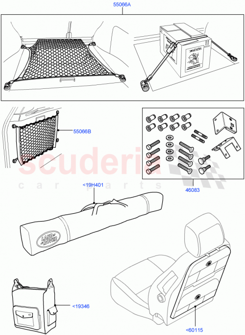 Part Diagram for Land Rover VUB000710