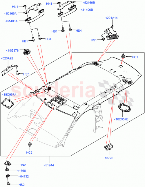 Part Diagram for Land Rover LR091286