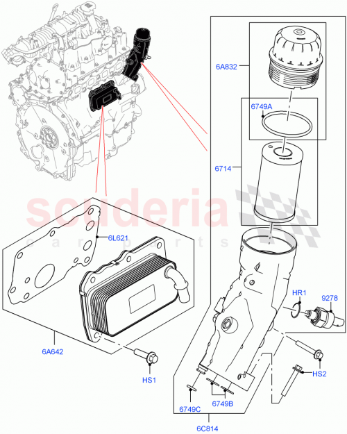 Part Diagram for Land Rover LR073669