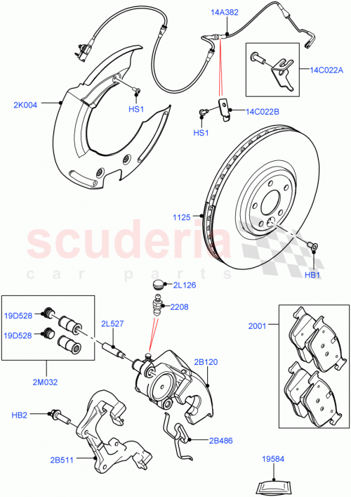 Part Diagram for Land Rover LR090698