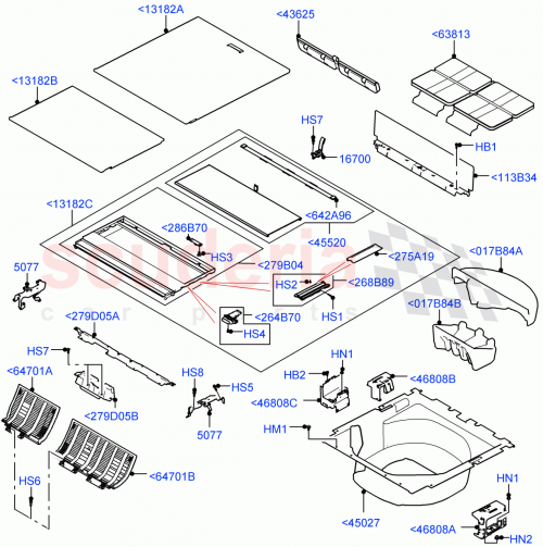 Part Diagram for Land Rover LR151589