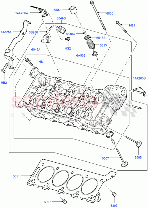 Part Diagram for Land Rover LR037308
