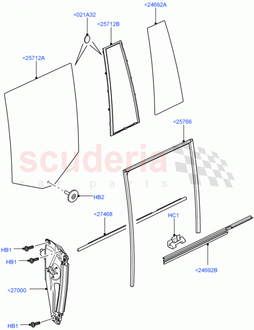 Part Diagram for Land Rover LR040923