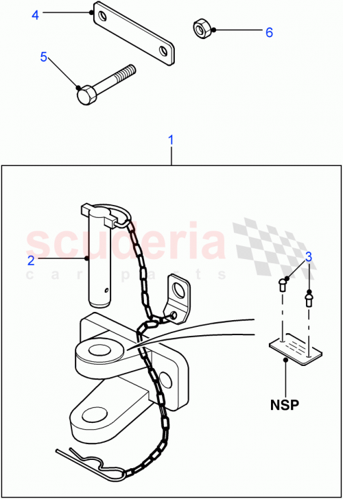 Part Diagram for Land Rover KNP100000