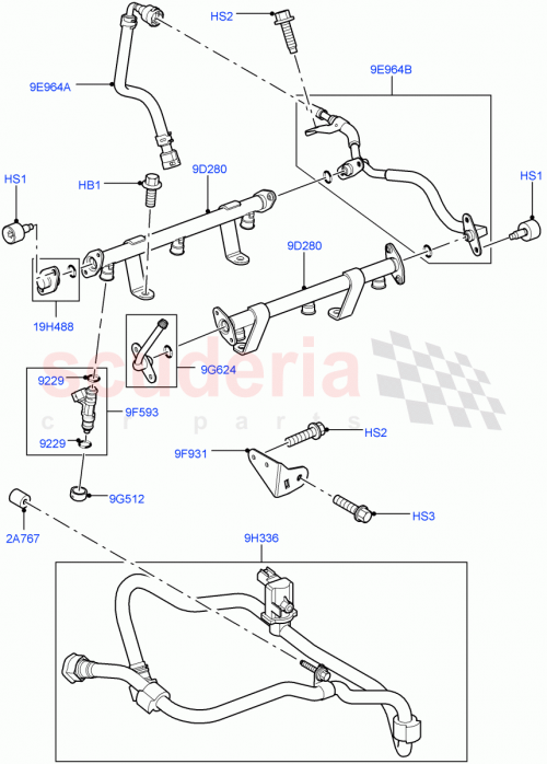 Part Diagram for Land Rover LR000398