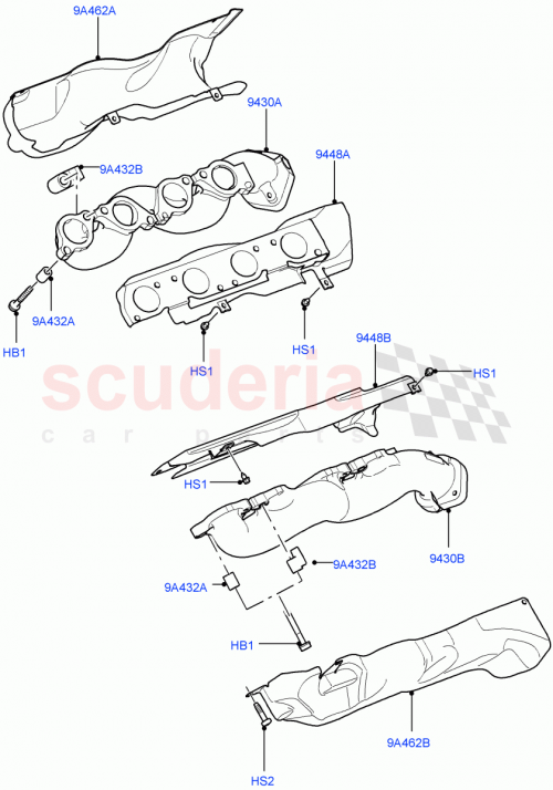 Part Diagram for Land Rover LR011328