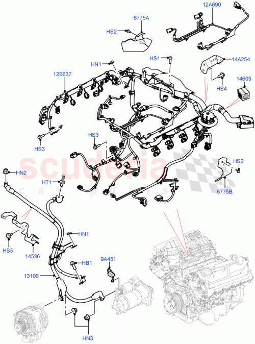Part Diagram for Land Rover LR172161