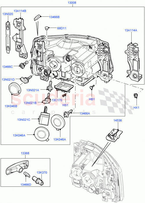 Part Diagram for Land Rover LR013988