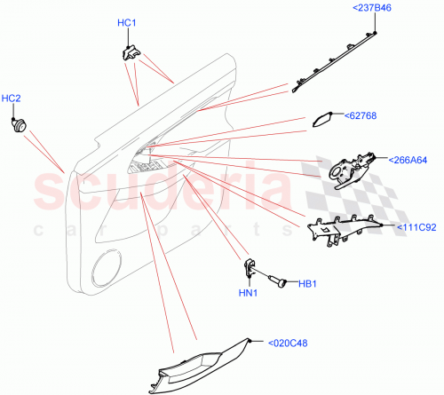 Part Diagram for Land Rover LR135012