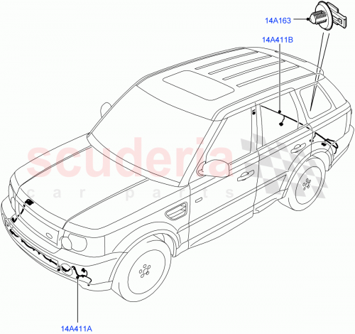 Part Diagram for Land Rover YMQ501621