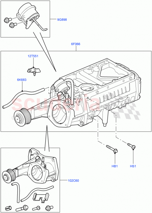 Part Diagram for Land Rover LR048089