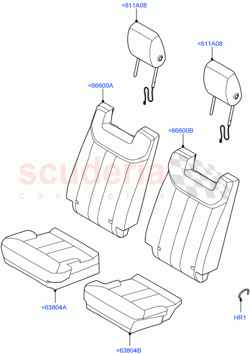 Part Diagram for Land Rover LR166197