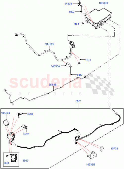 Part Diagram for Land Rover LR122934