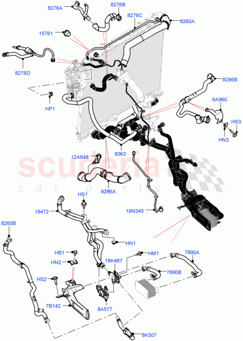 Part Diagram for Land Rover LR166420