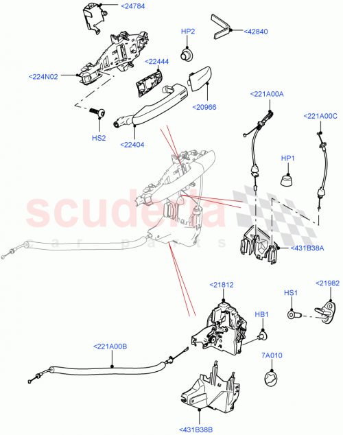 Part Diagram for Land Rover LR131357