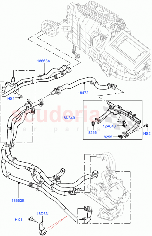 Part Diagram for Land Rover LR117017