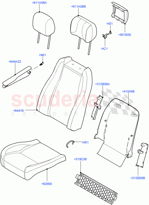Part Diagram for Land Rover LR034348