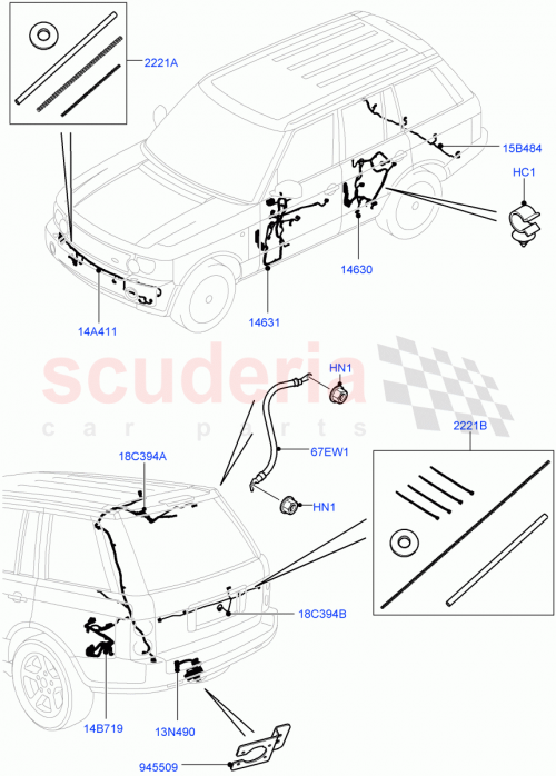 Part Diagram for Land Rover LR012243