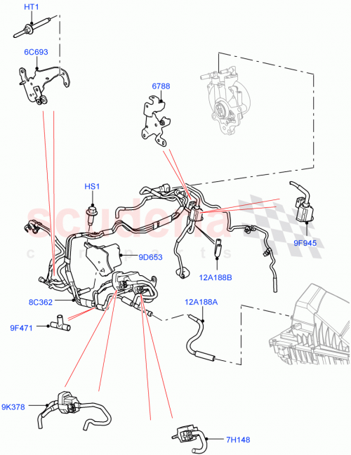 Part Diagram for Land Rover LR063126