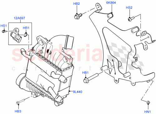 Part Diagram for Land Rover LR092321