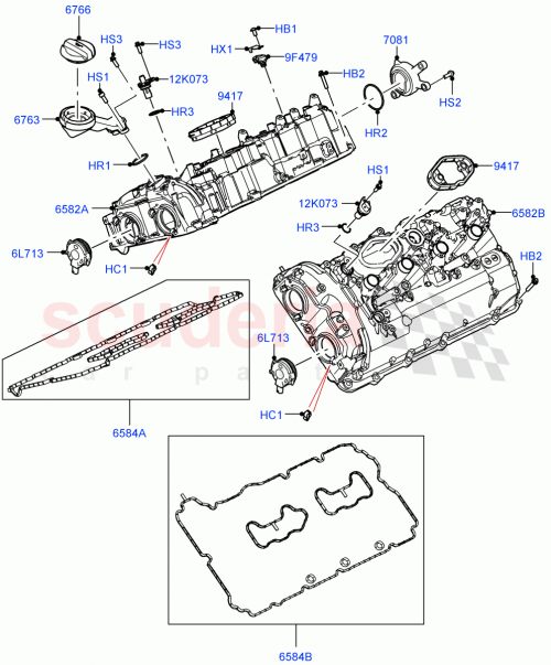 Part Diagram for Land Rover LR158547
