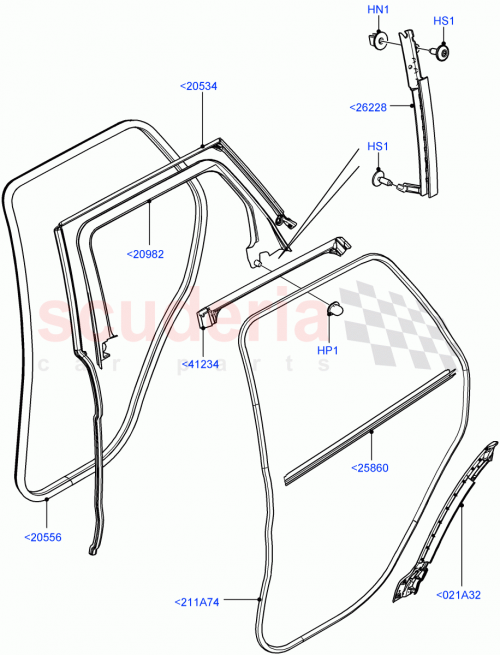 Part Diagram for Land Rover LR027222