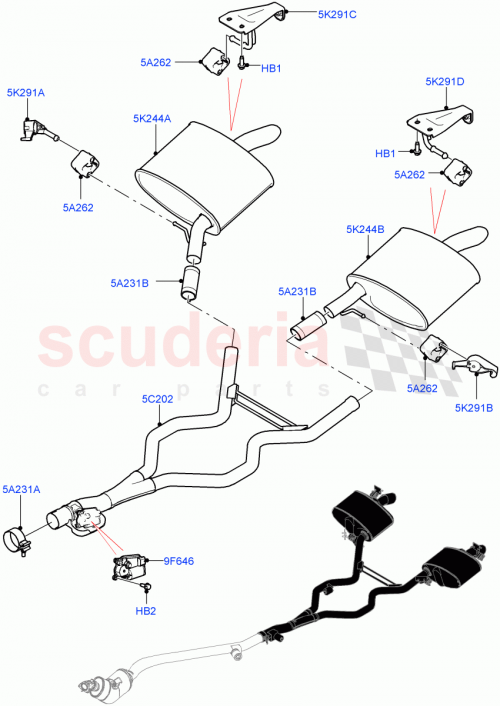 Part Diagram for Land Rover LR141903