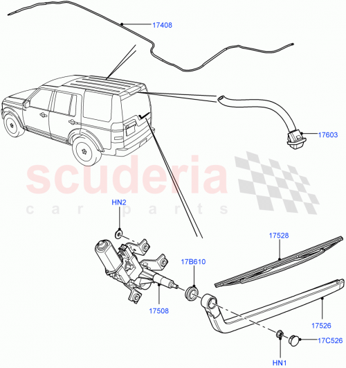 Part Diagram for Land Rover DKB500690