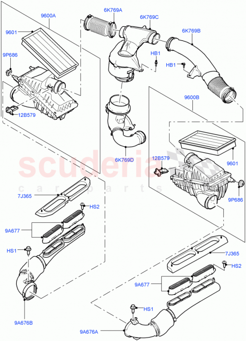 Part Diagram for Land Rover LR127970