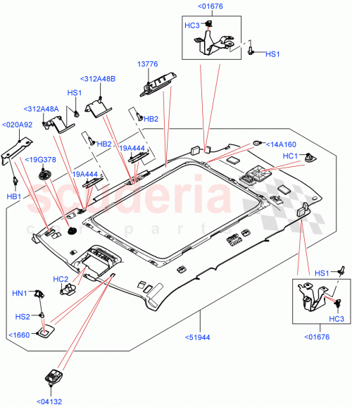 Part Diagram for Land Rover LR155862