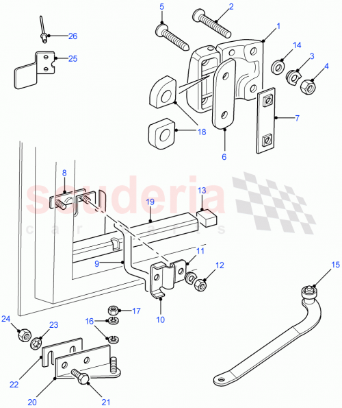 Part Diagram for Land Rover NH605041L