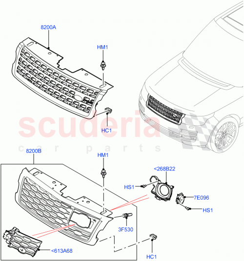 Part Diagram for Land Rover LR115985