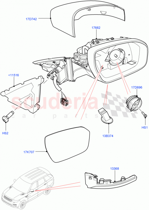 Part Diagram for Land Rover LR135724