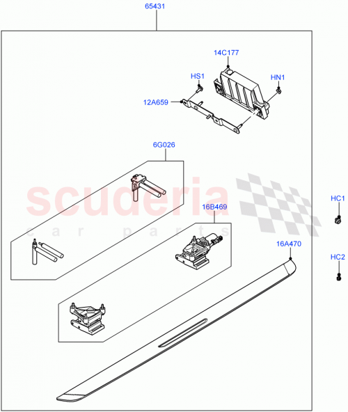 Part Diagram for Land Rover VPLKP0500