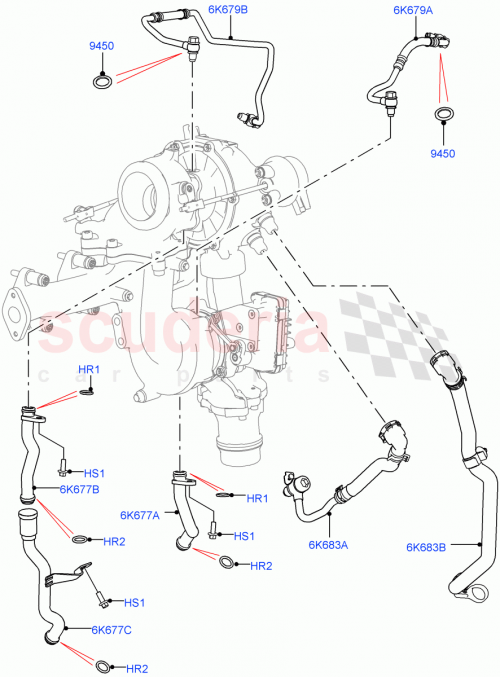 Part Diagram for Land Rover LR081630