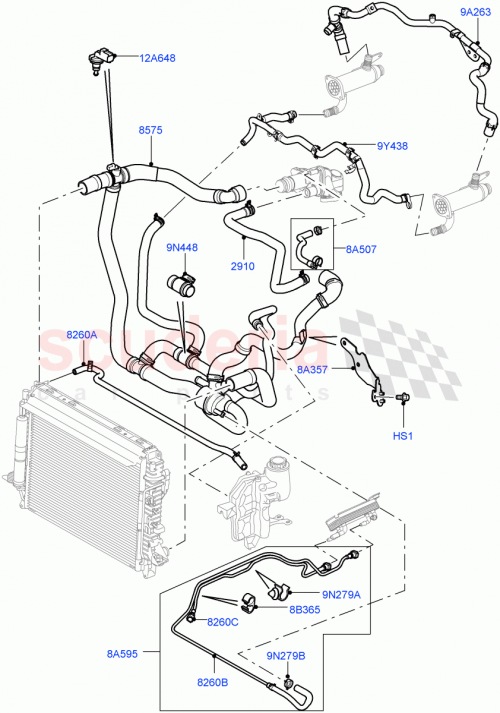 Part Diagram for Land Rover FS106127ML
