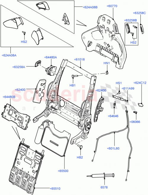 Part Diagram for Land Rover LR028281