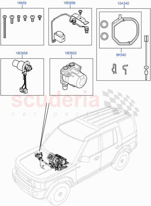 Part Diagram for Land Rover LR032353