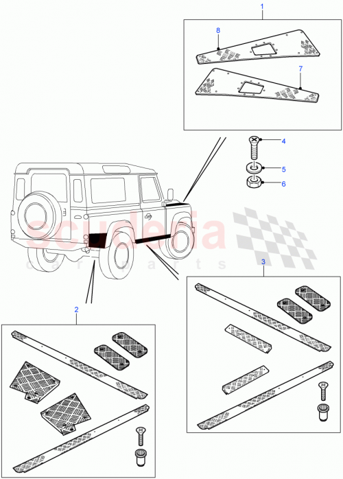 Part Diagram for Land Rover LR005234