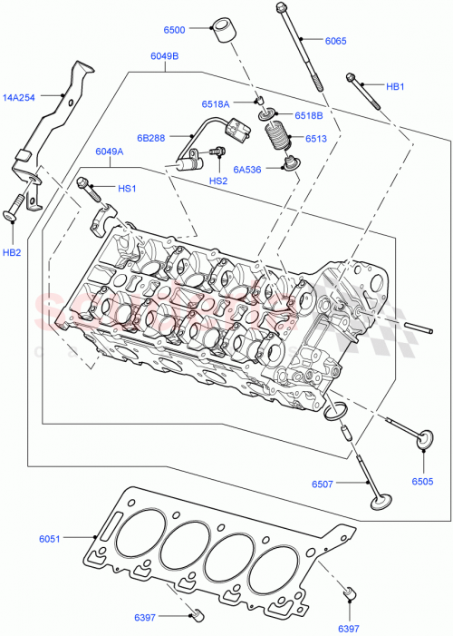Part Diagram for Land Rover 4585198