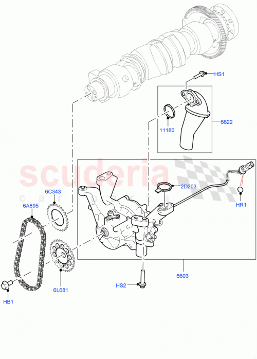 Part Diagram for Land Rover LR091564