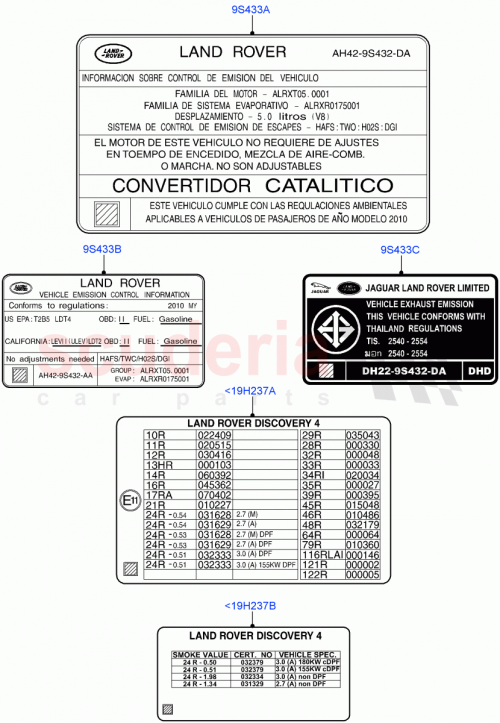Part Diagram for Land Rover LR071339