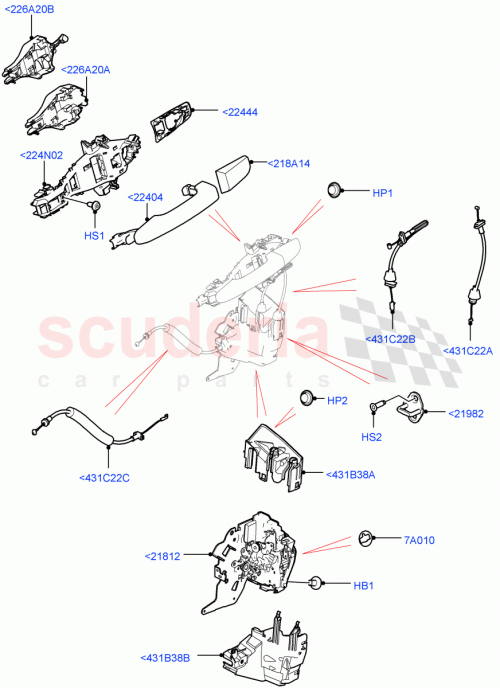 Part Diagram for Land Rover LR056233