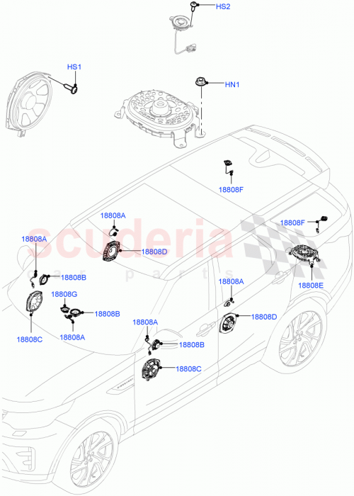 Part Diagram for Land Rover LR083936