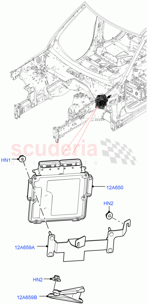 Part Diagram for Land Rover LR159286