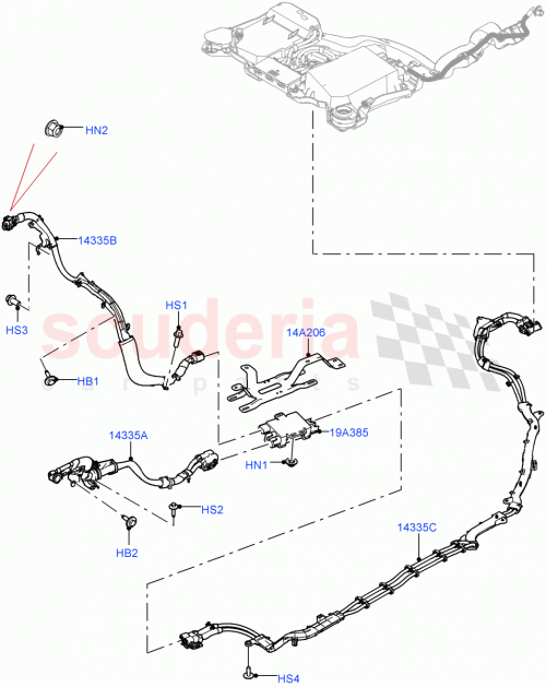 Part Diagram for Land Rover LR133628