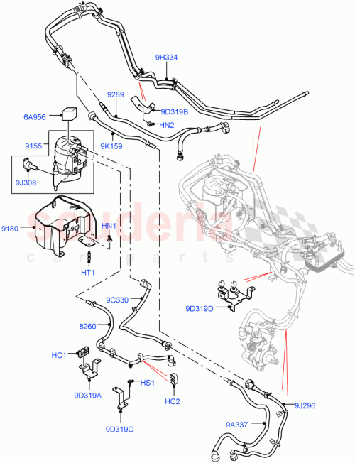 Part Diagram for Land Rover LR019197