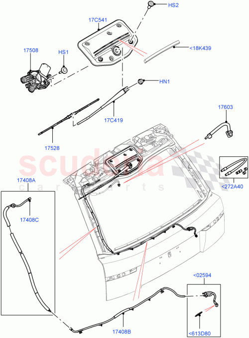 Part Diagram for Land Rover LR054011