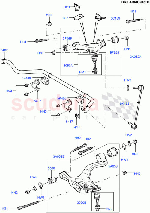 Part Diagram for Land Rover LR011930