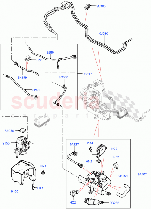 Part Diagram for Land Rover LR137039